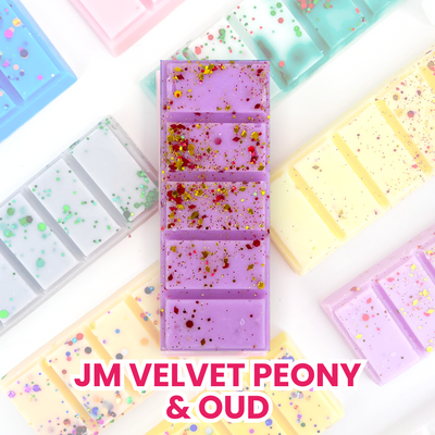 JM Velvet Peony & Oud 50g Snap Bar