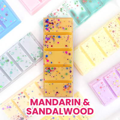 Mandarin & Sandalwood 50g Snap Bar