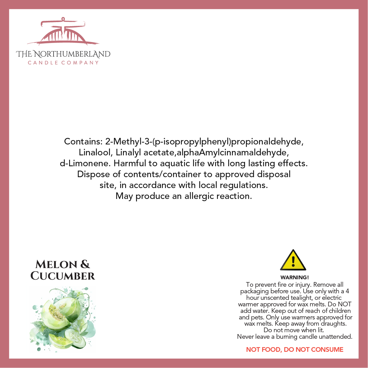 Melon & Cucumber 50g Snap Bar