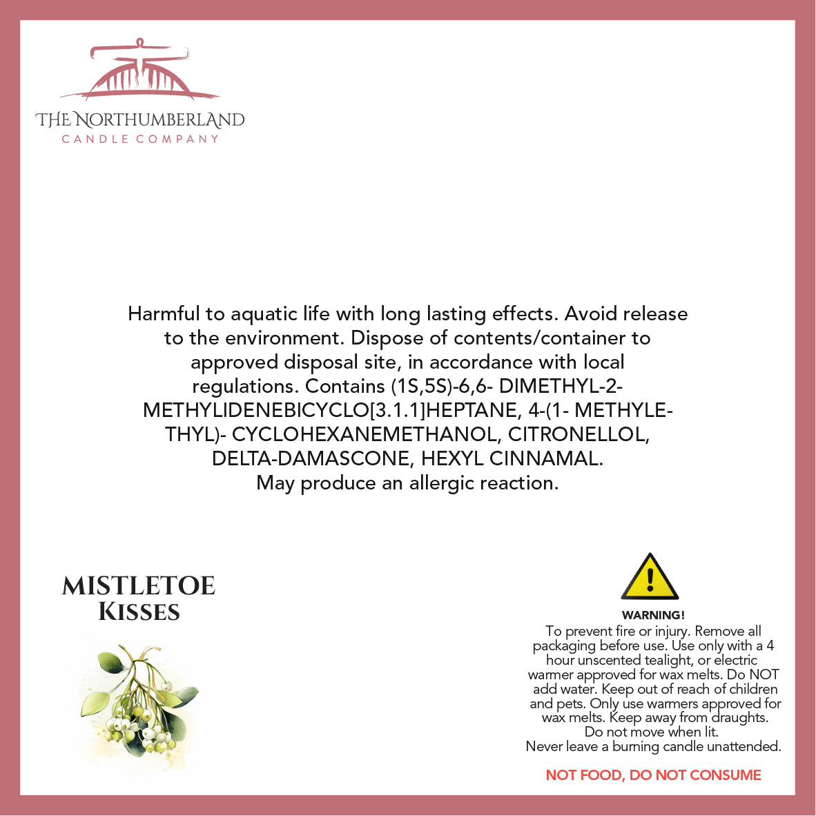 Mistletoe Kisses 50g Snap Bar