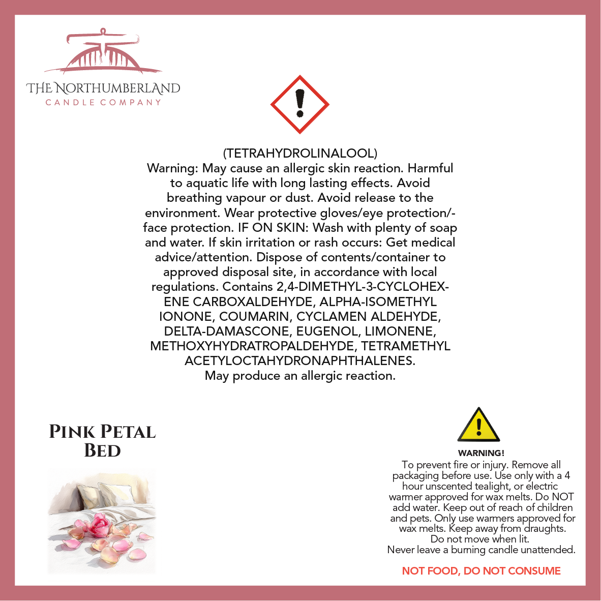 Pink Petal Bed  50g Snap Bar