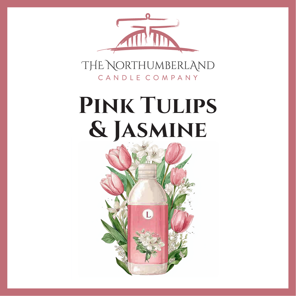 Pink Tulips & Jasmine 50g Snap Bar
