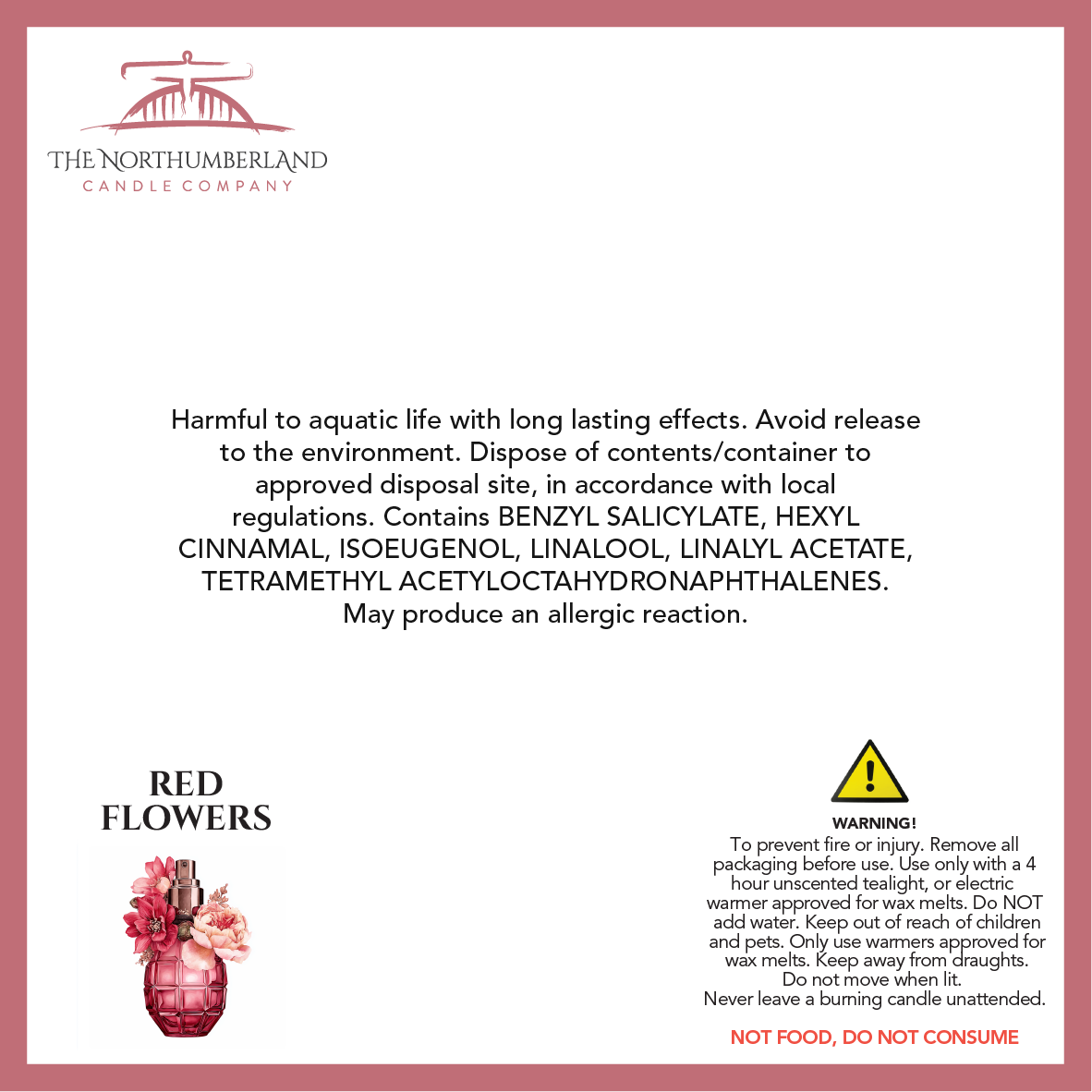 Red Flowers Inspired by Flowerbomb 50g Snap Bar