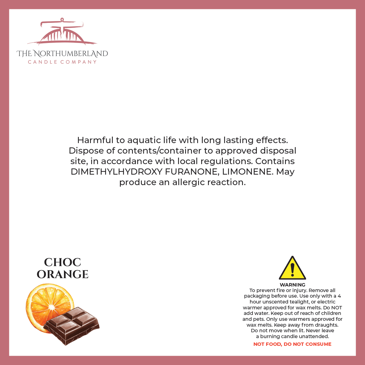 Choc Orange 50g Snap Bar