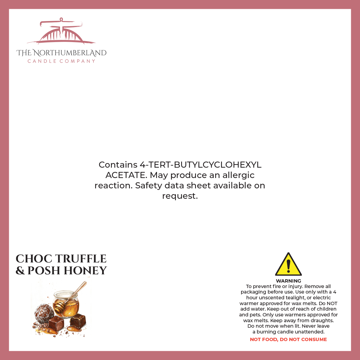 Chocolate Truffle & Posh Honey 50g Snap Bar