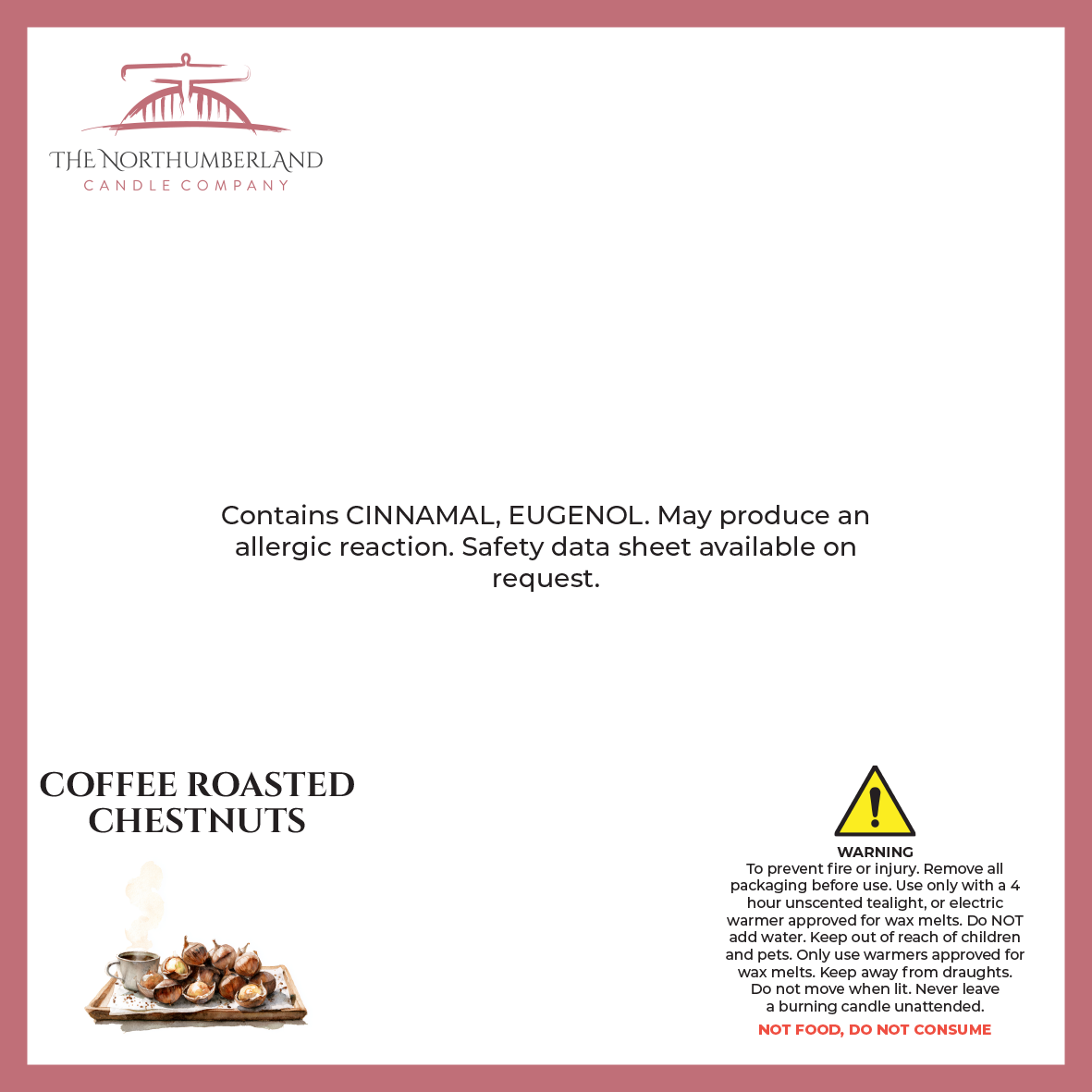 Coffee Roasted Chestnuts 50g Snap Bar