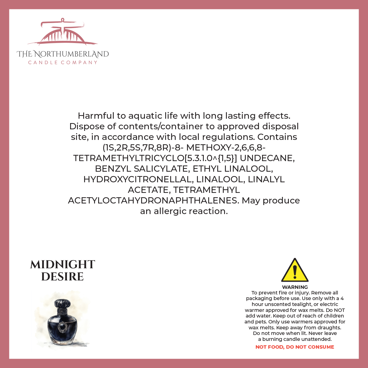 MIDNIGHT DESIRE  50g Snap Bar