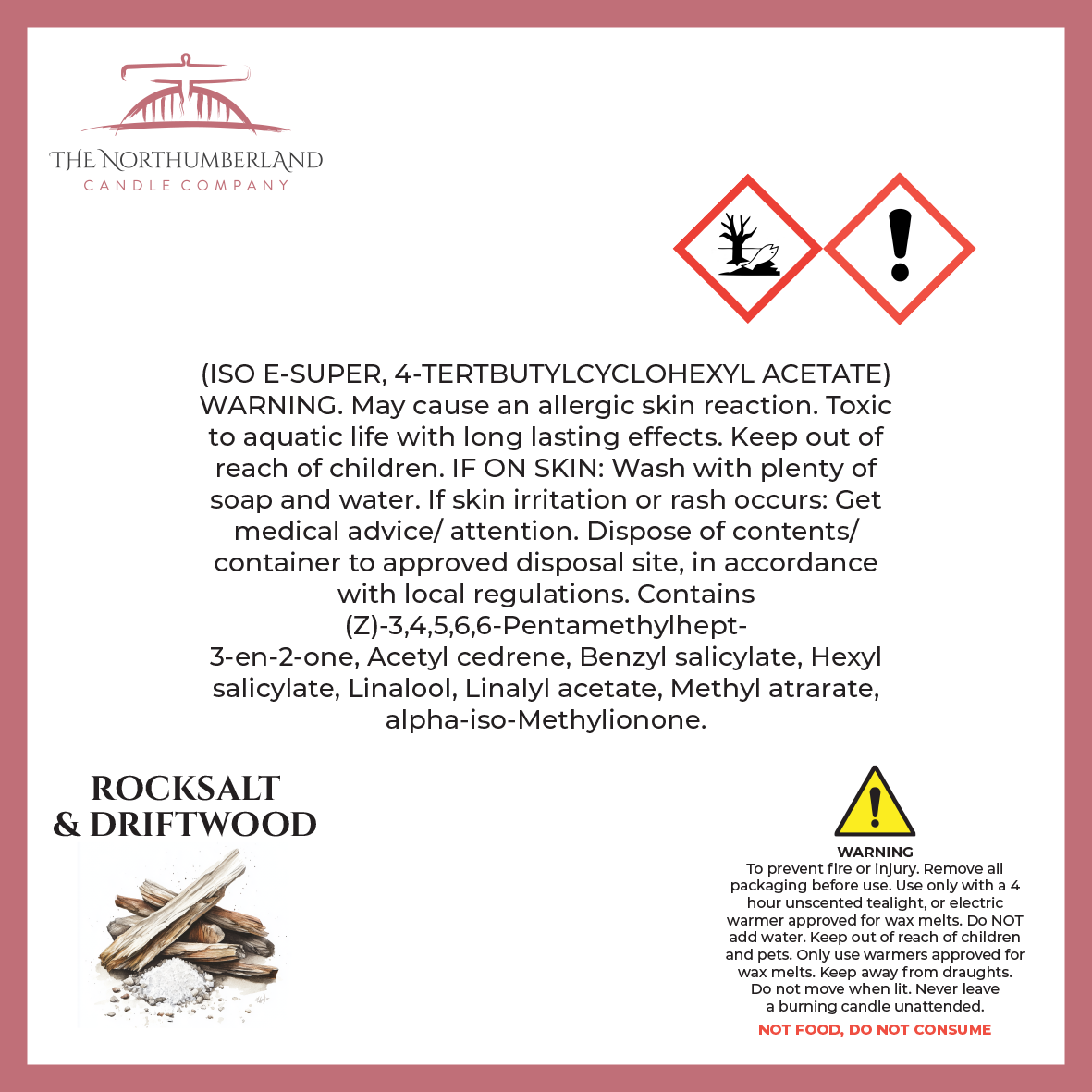 Rocksalt & Driftwood 50g Snap Bar