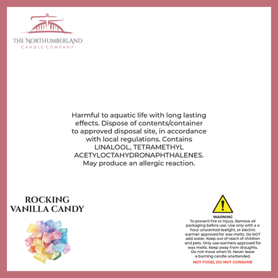 Rocking Vanilla Candy 50g Snap Bar