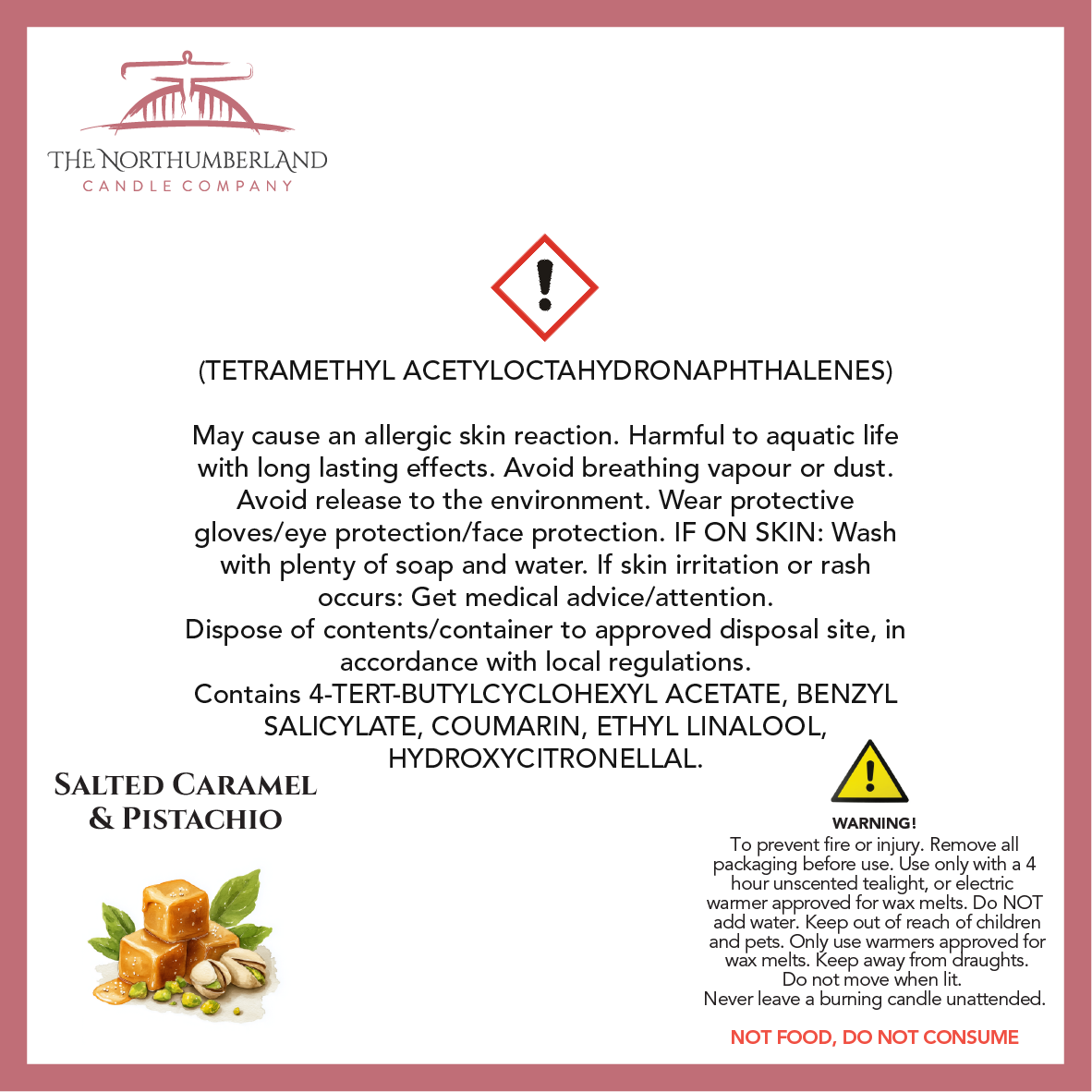 Salted Caramel & Pistachio 50g Snap Bar