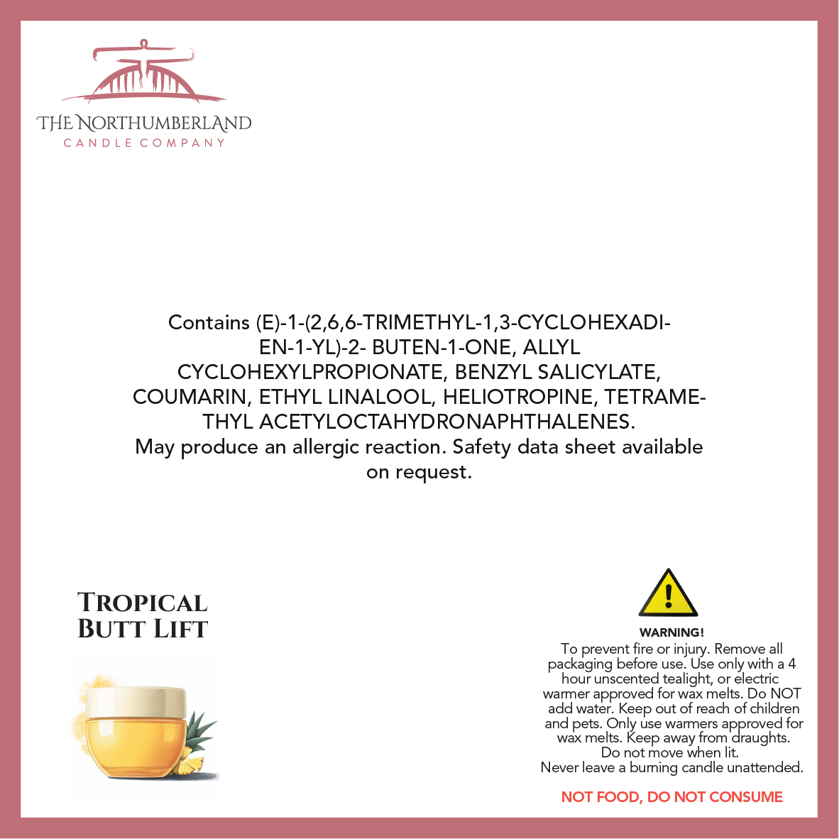 Tropical Butt Lift 50g Snap Bar