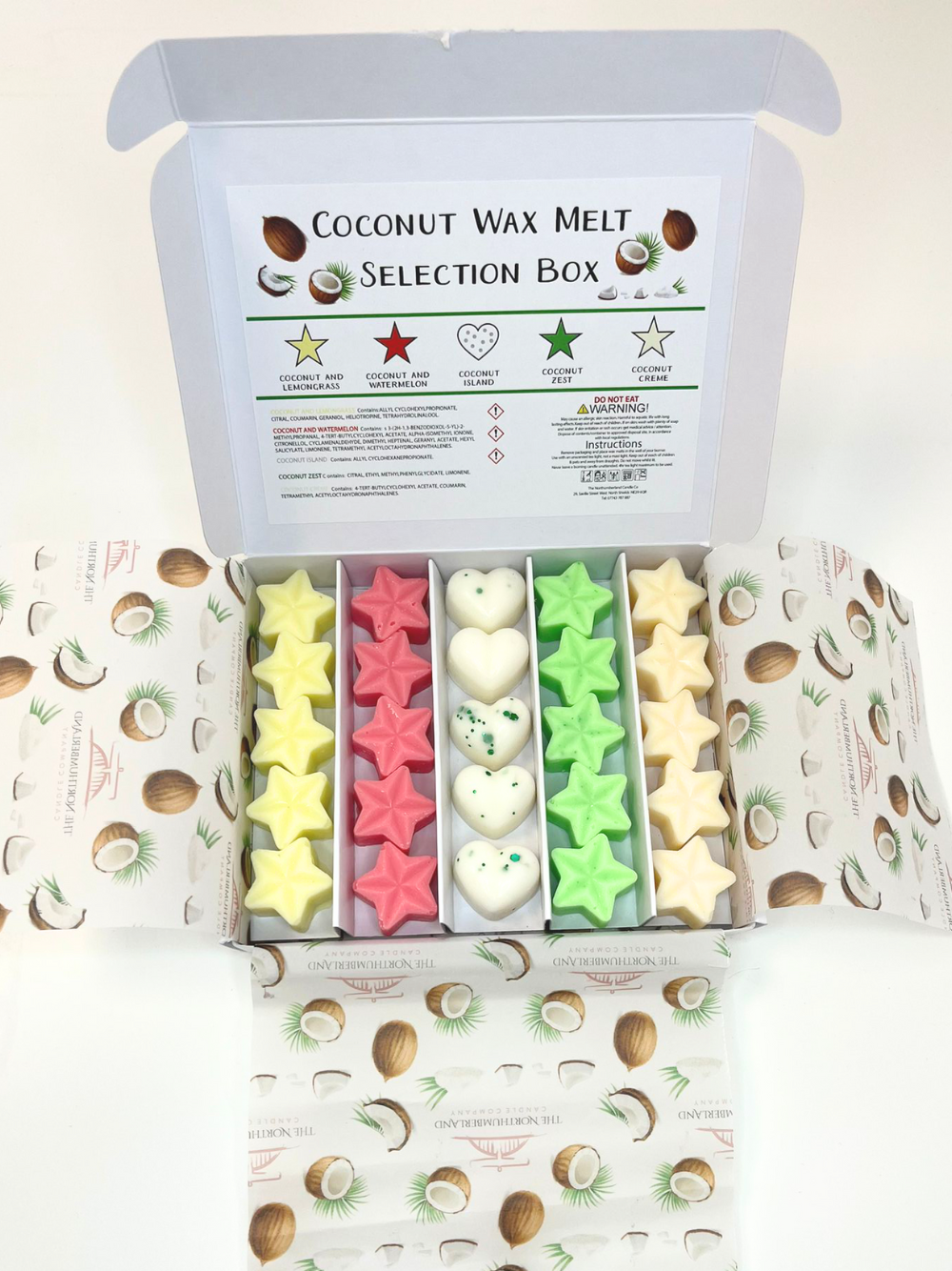 Coconut Wax Melt Selection Box