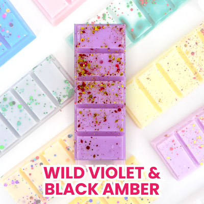 Wild Violet & Black Amber 50g Snap Bar