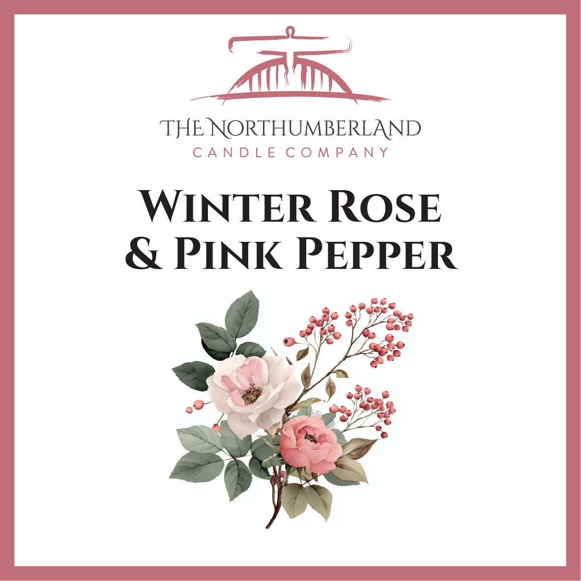 Winter Rose and Pink Pepper Snap Bar