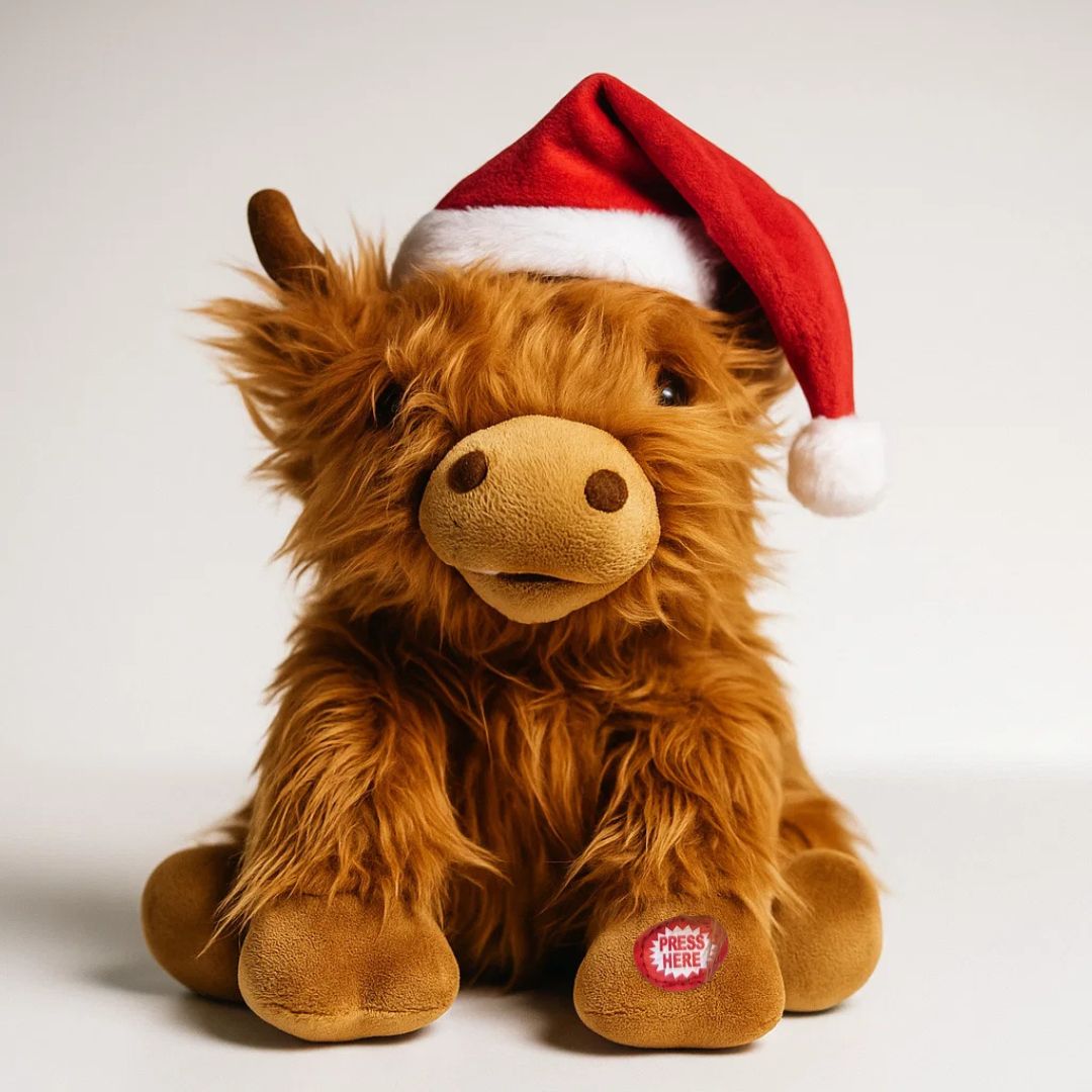 Singing & Dancing Highland Cow Plush - 2 Options - 1 ITEM per Option