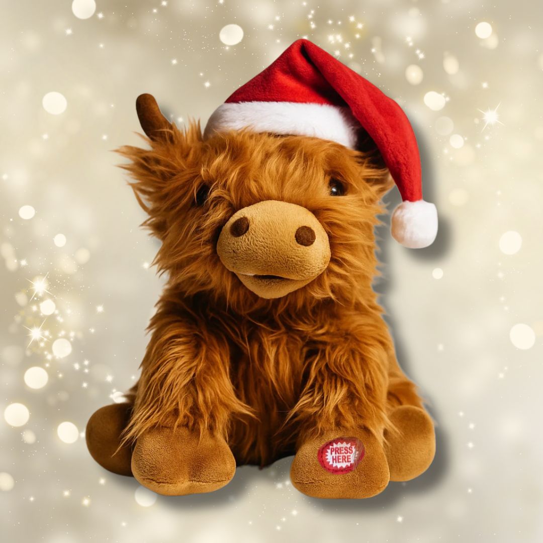 Singing & Dancing Highland Cow Plush - 2 Options - 1 ITEM per Option