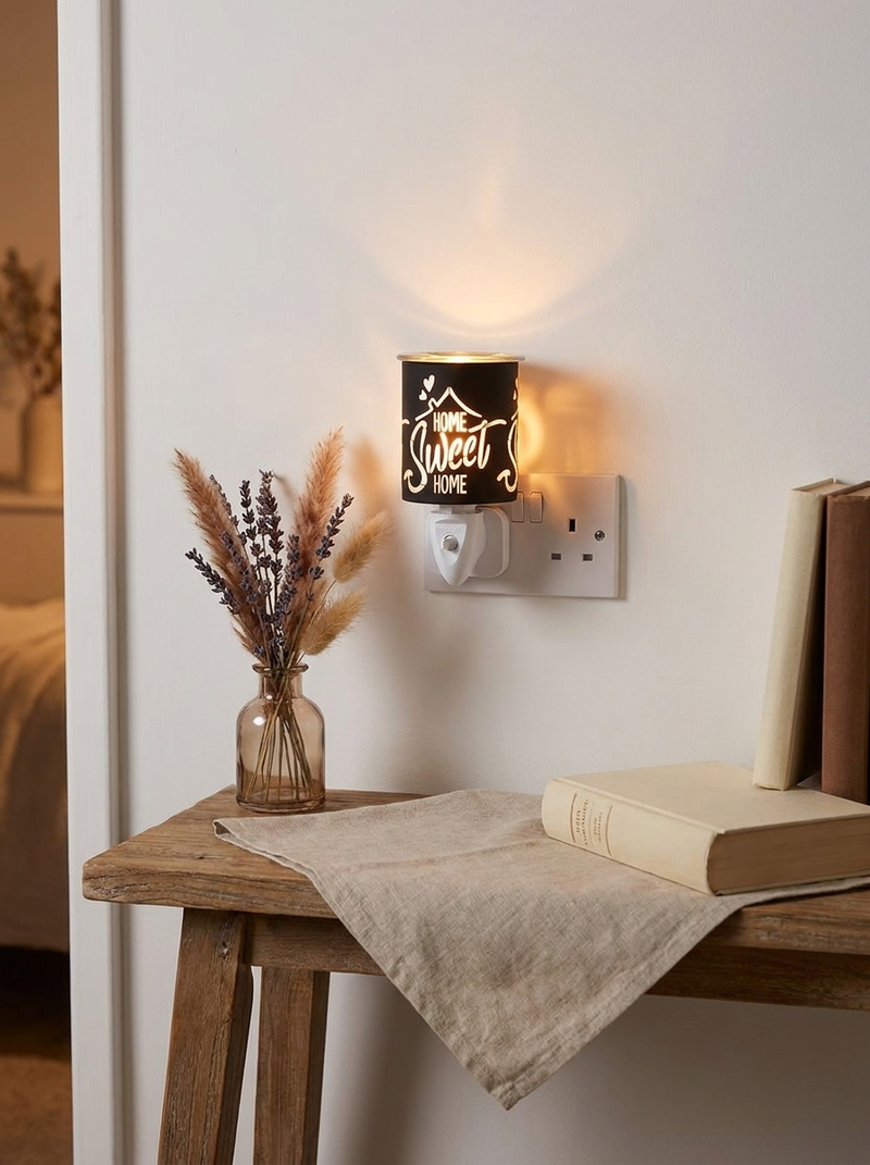 Black Home Sweet Home Plug In Burner
