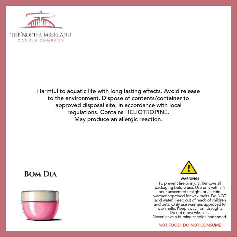 Bom Dia 50g Snap Bar - safety label, ingredients and warnings