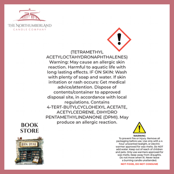 Book Store 50g Snap Bar (Previously Castle Library) - safety label, ingredients and warnings