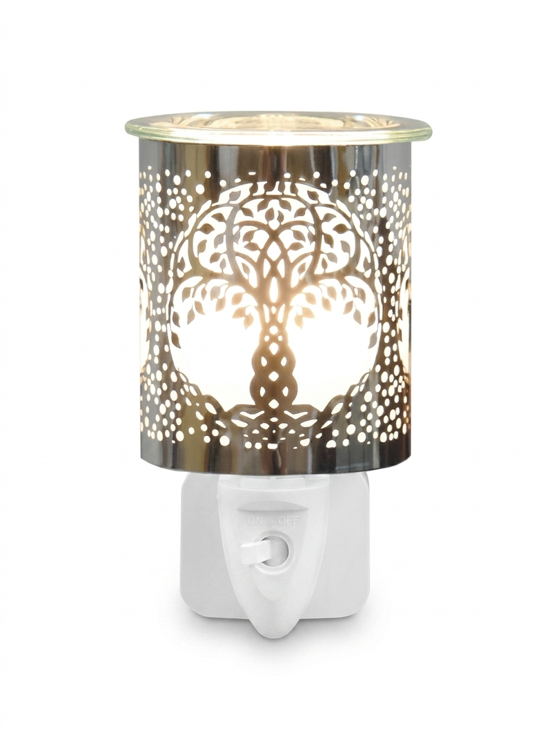 Chrome Tree Of Life  Plug In Burner