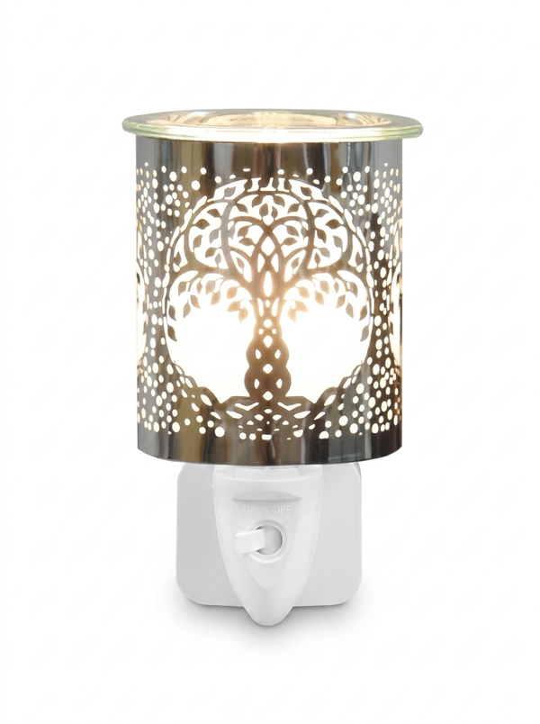 Chrome Tree Of Life  Plug In Burner