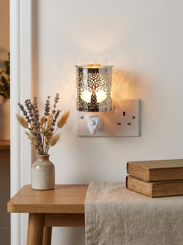 Chrome Tree Of Life  Plug In Burner