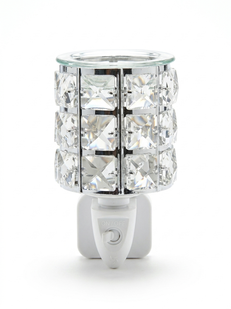 Clear Crystal Plug In Burner