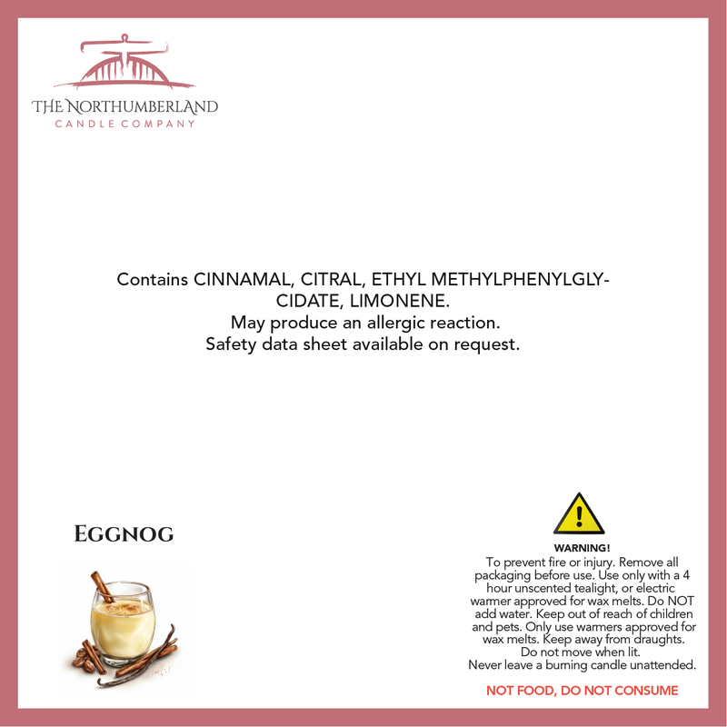 Egg Nog - safety label, ingredients and warnings