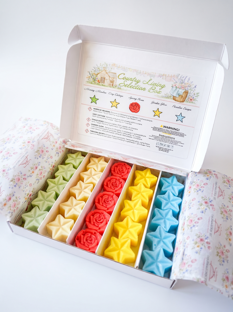 Country Living Wax Melt Selction Box