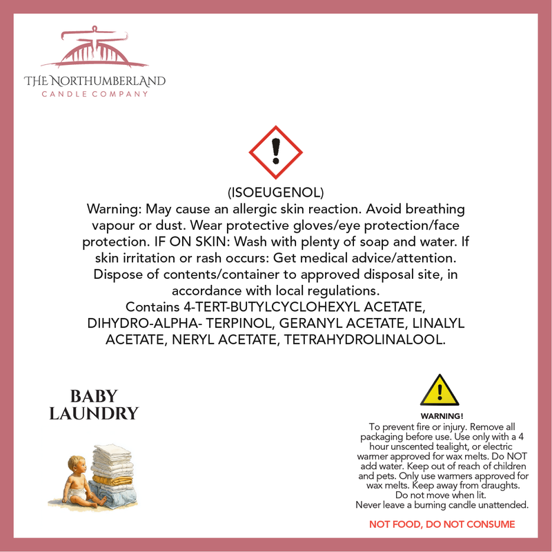 Baby Laundry 50g Snap Bar - safety label, ingredients and warnings
