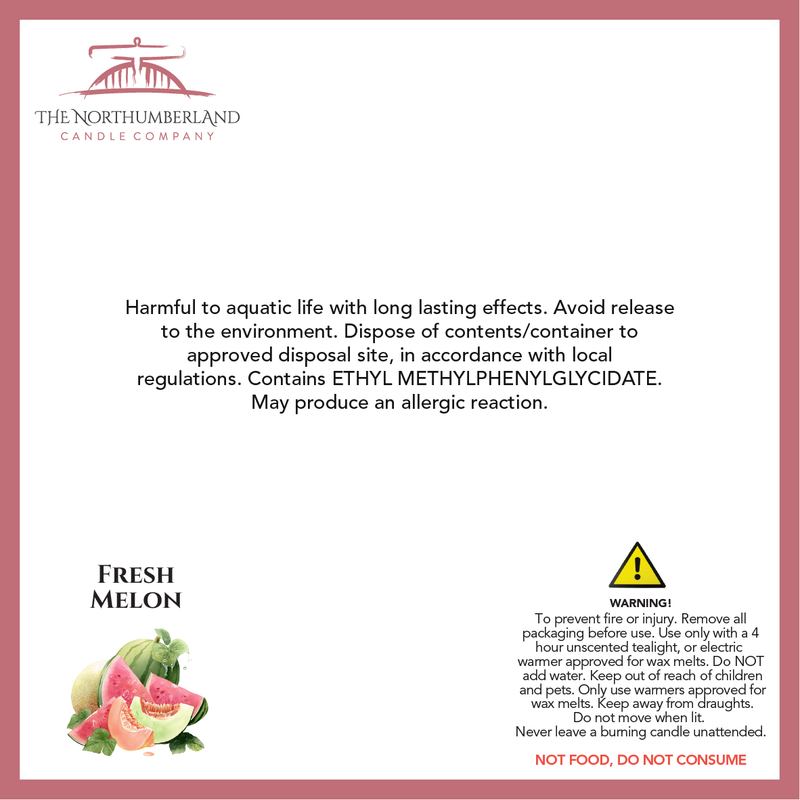 Fresh Melon 50g Snap Bar - safety label, ingredients and warnings