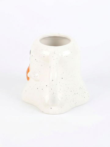 Ghost Tealight Burner with Pumpkin