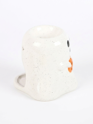 Ghost Tealight Burner with Pumpkin