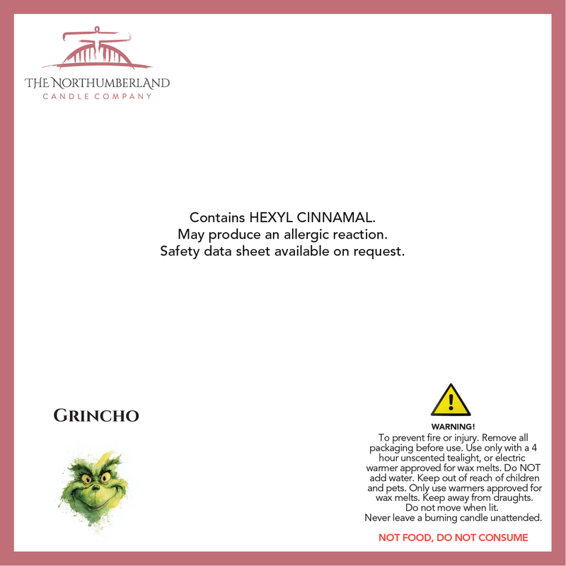 Grincho - safety label, ingredients and warnings