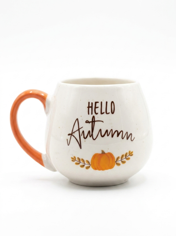 Hello Autumn Rounded Ceramic Mug