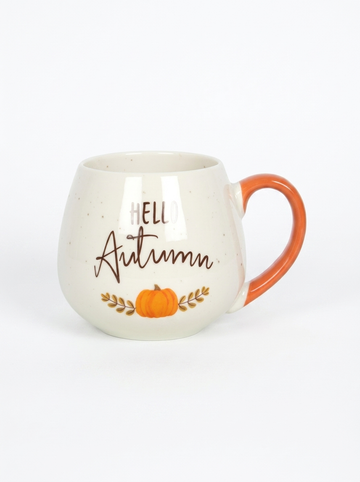 Hello Autumn Rounded Ceramic Mug
