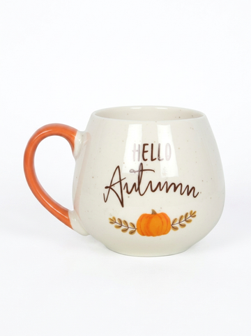 Hello Autumn Rounded Ceramic Mug