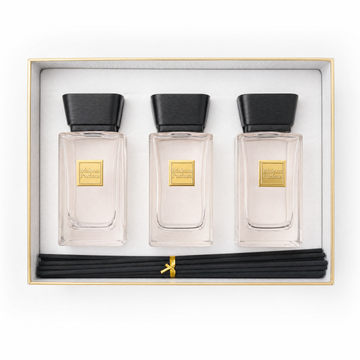 Maison Parfum Pomegranate Noir Reed Diffuser Set - Open Gift Box