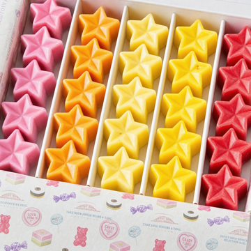 Sweet Shop Favourites star wax melts close up