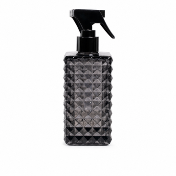 250ml Room Spray in Shangreela, smoky black diamond-cut glass bottle