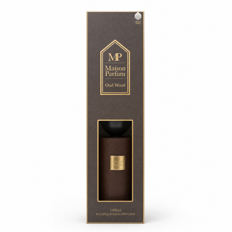 Maison Parfum Oud Wood 1000ml boutique reed diffuser gift box