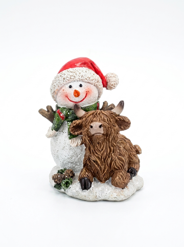 Highland Cow Christmas Tree Decoration, Assorted Designs, 1 PIECE