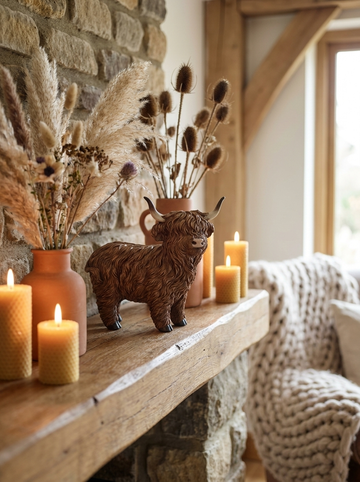 Highland Cow Figurines - 1 Piece - Home Decor