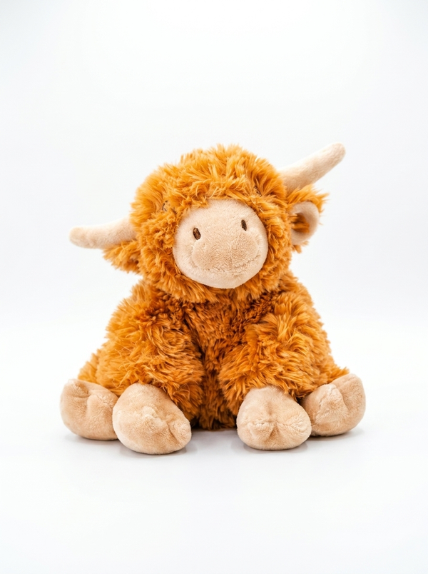 Highland Cow Plush 18cm x 16cm x 21cm