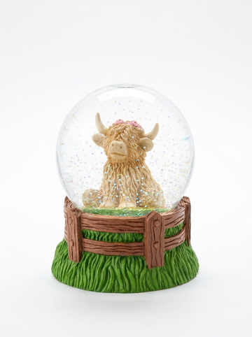Highland Cow Water Globes