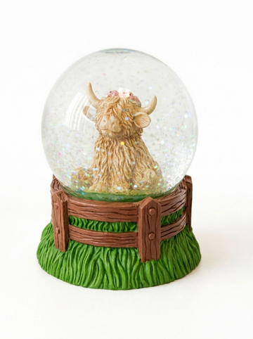 Highland Cow Water Globes