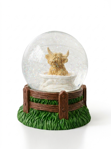 Highland Cow Water Globes