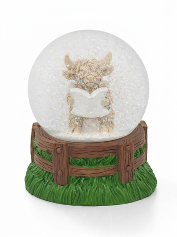 Highland Cow Water Globes