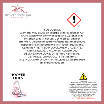 Hoover Lines 50g Snap Bar - safety label, ingredients and warnings