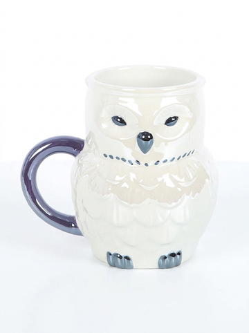 Iridescent Owl Shaped Mug